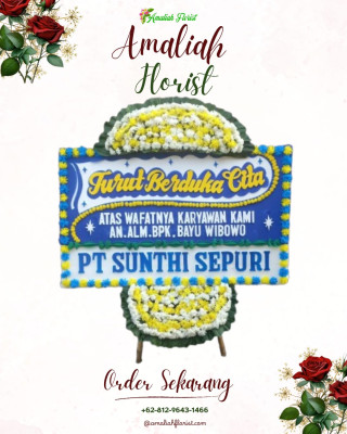 Papan Bunga Duka di Gemarang